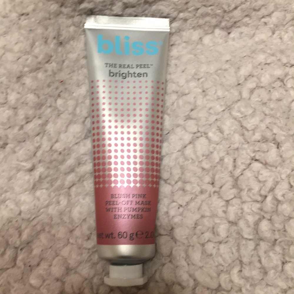 NWT bliss peel off mask with pumpkin enzymes